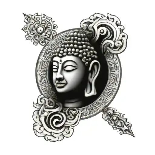 Buddhism Full Arm Desing
