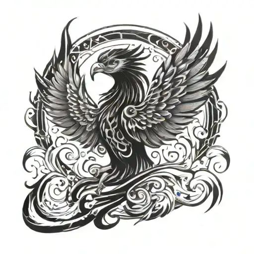 Phoenix Rising From The Ashes