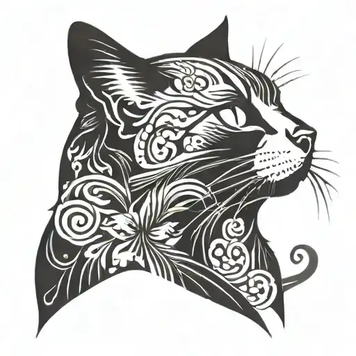 Black Cat Silhouette