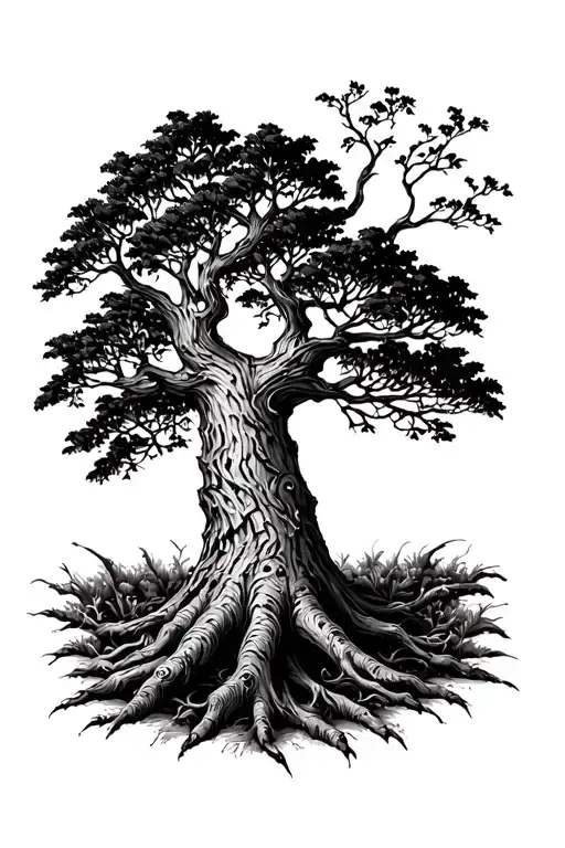 Tree Trunk Symbolizing