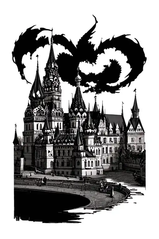 The Kremlin But More Ominous