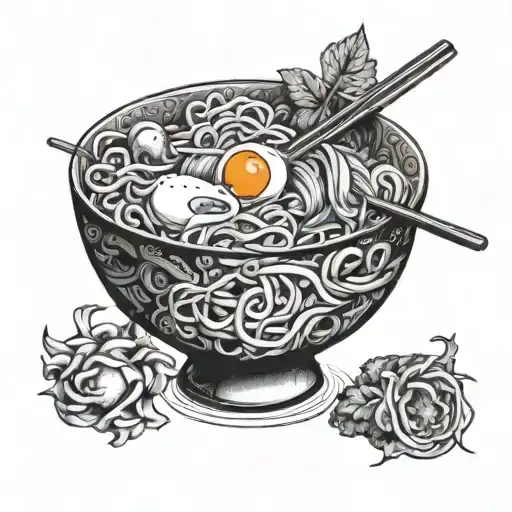 Chinese Noodles With Egg And Tomatoes