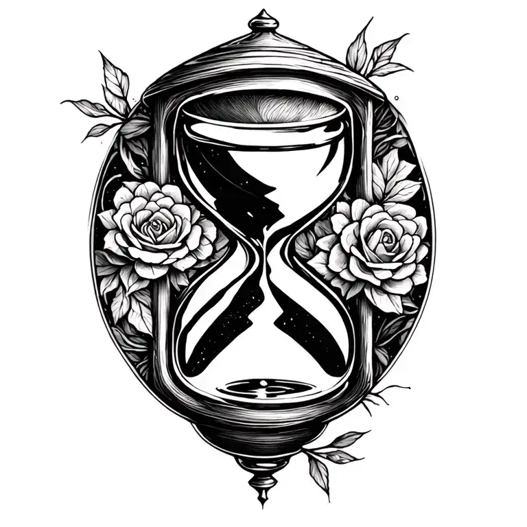 Emo Inspired Hourglass