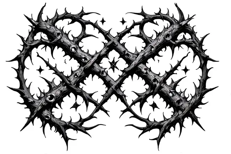 Thorns And Cross
