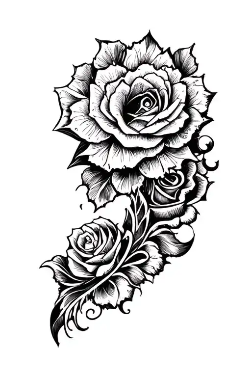 Blackout Tattoo Depicting