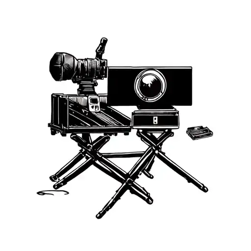 Cinema Meets Director Making A Movie