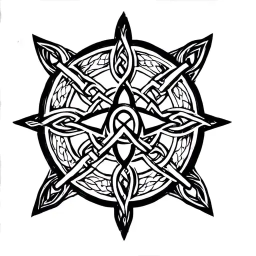 A Celtic Motif With A Hidden Bdsm Symbol