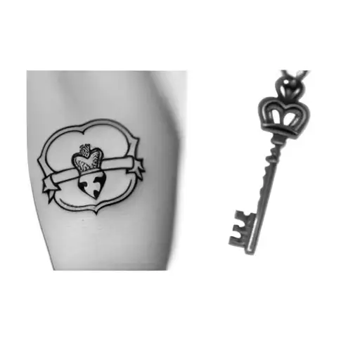 A Claddagh Ring And A Key