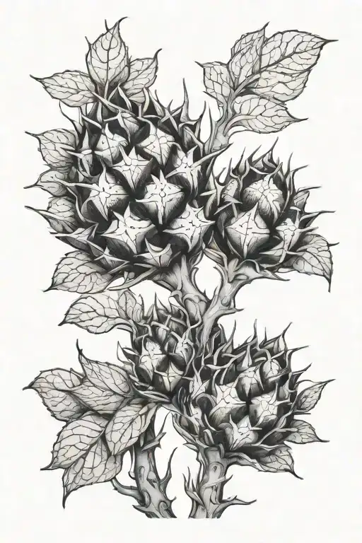 Hyper Realistic Nopales Growing Together