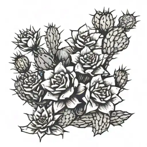 Cactus Vines Growing