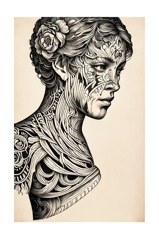 Lines Under The Bust On Both Sides