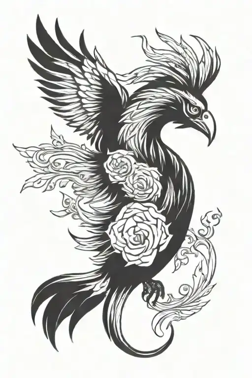 Raising Phoenix In Between The Chest Like In Between The Brests