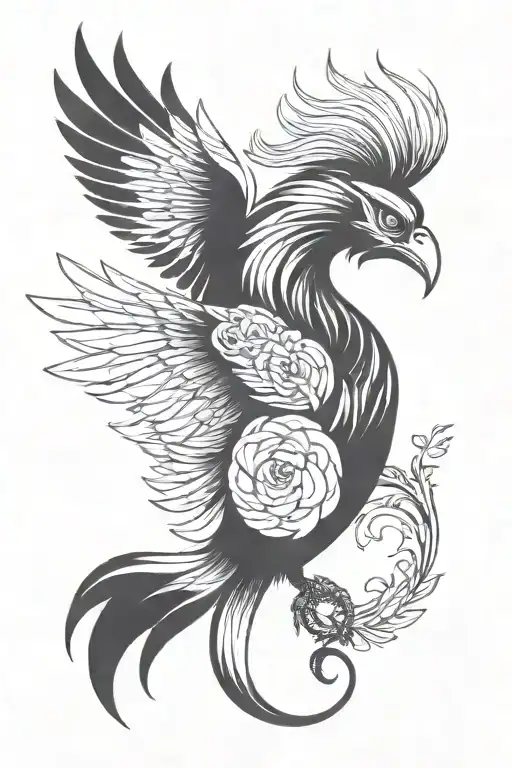 Raising Phoenix In Between The Chest Like In Between The Brests