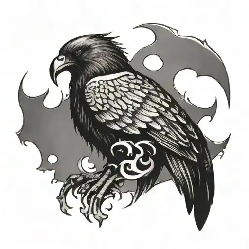 Back Tattoo Saying Adler Across Shoulders In Heavy Metal Writing