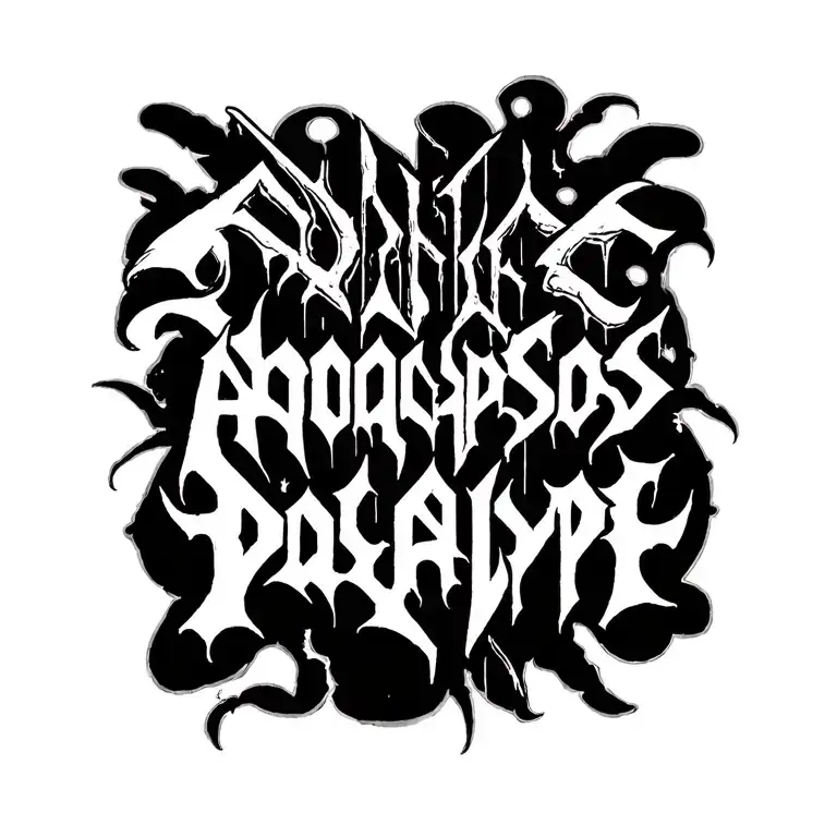 Apocalype Lettering