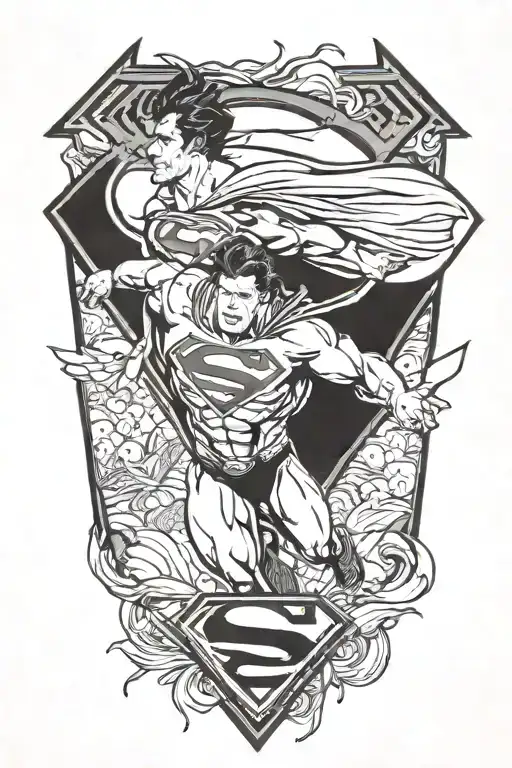 Superman Flying