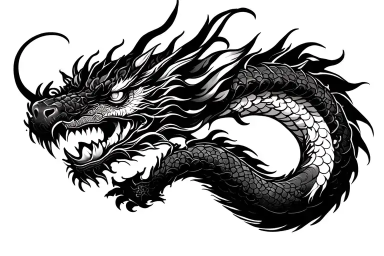 Japanese Dragon Sleeve