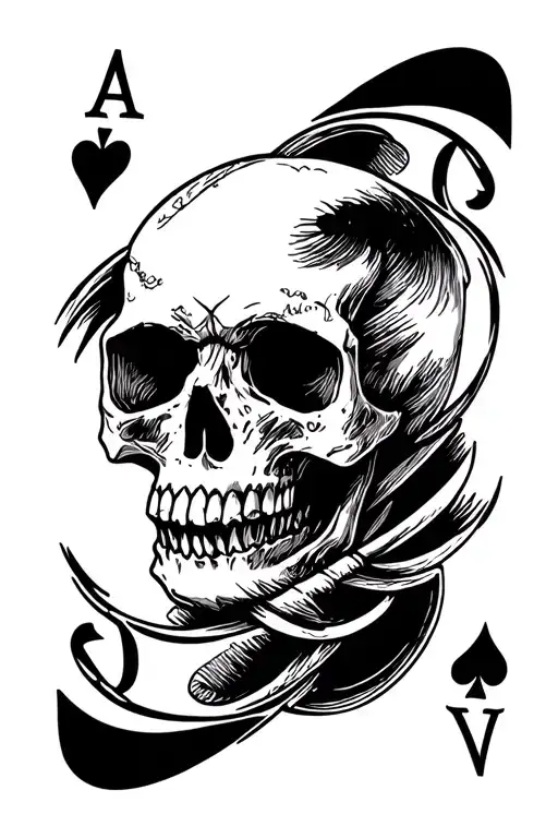 Ace Of Spades Skull