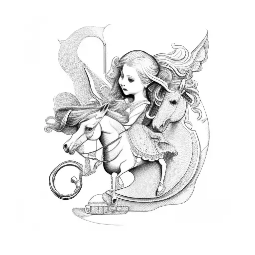 Rocking Horse Fly Alice In Wonderland