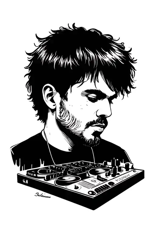 Brothers Dj Tattoo Minimal