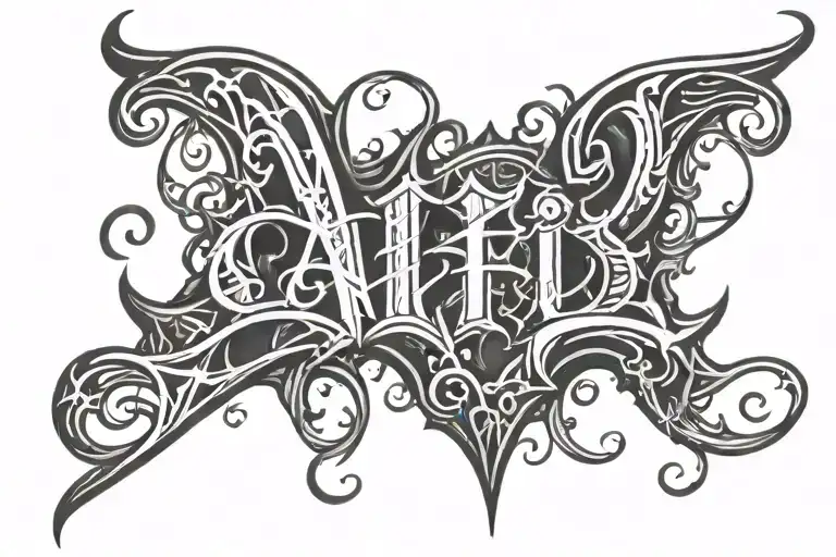 Caligraffiti Style Font With Letters Kastiel