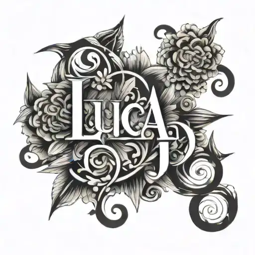 Luca Jay Name Written