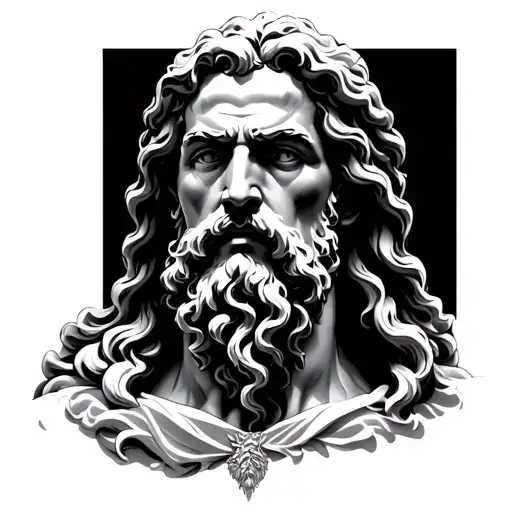 Zeus With Sentence Per Aspera Ad Astra