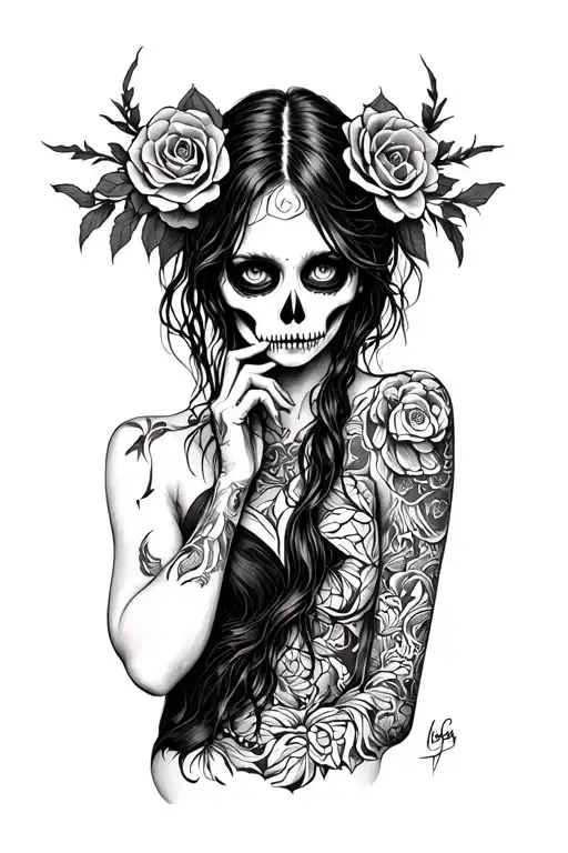 Living Dead Girl Looking