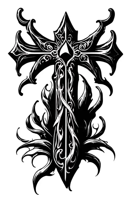 Cross With Large Nails
