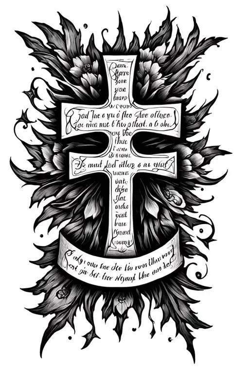 Crosses With Bible Verse