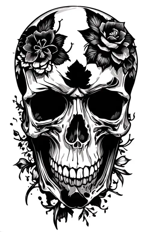 Skull And Rock And Roll Inspired
