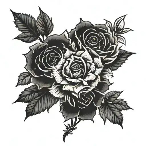 Sonflowers And Roses Spine