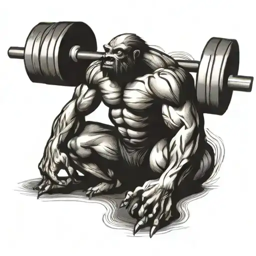 Animal Barbell Squat