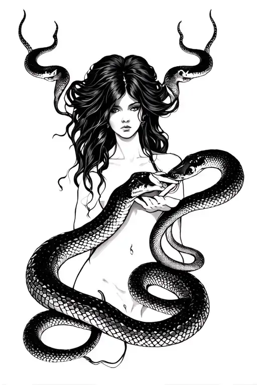 Lilith Communing With Snakes