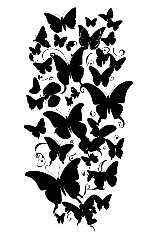Butterflies Godly Script Font