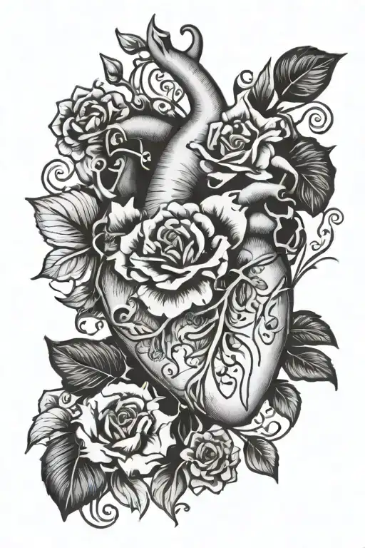 Heart & Flowers