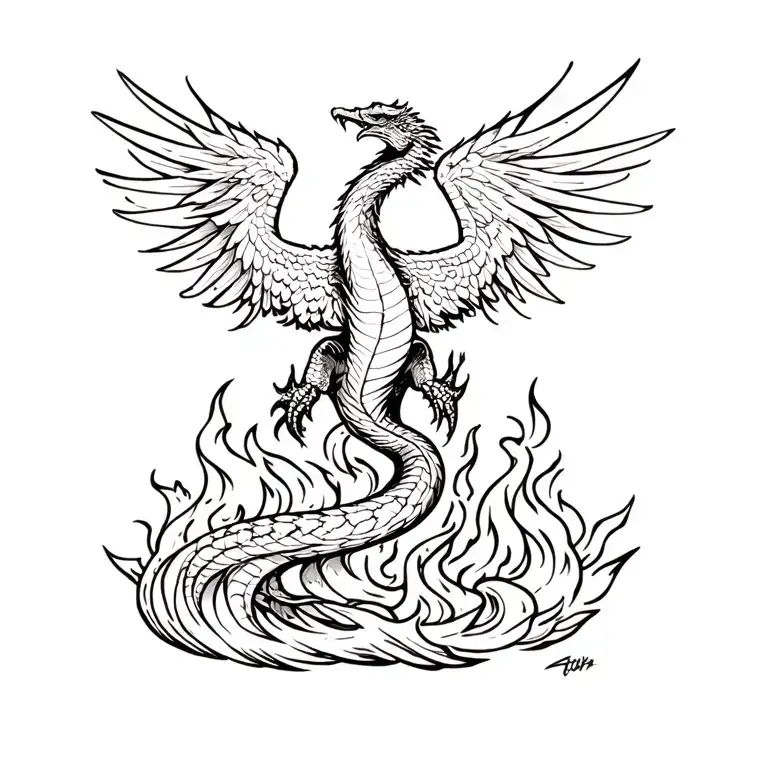 Cobra Phoenix Rising From The Ashes