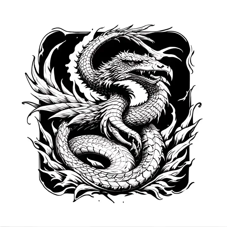 Cobra Phoenix Rising From Ashes