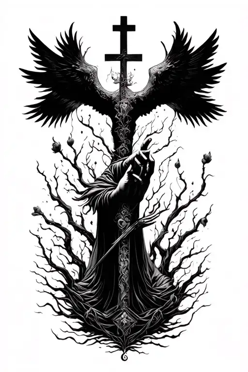 Dark Christianity Artwork Aesthetic