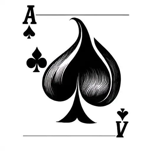 Qos Queen Of Spades On Breast
