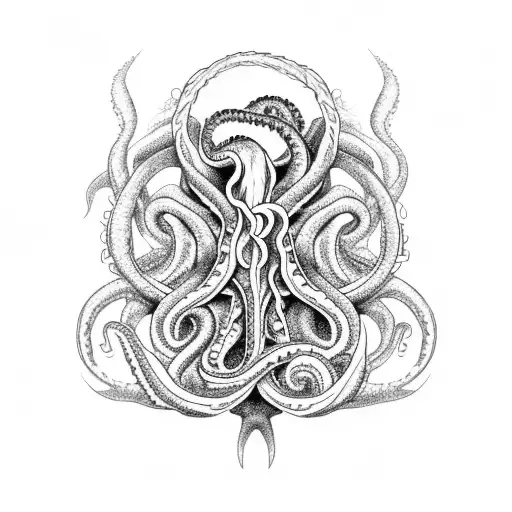 Kraken Swallowing Ship