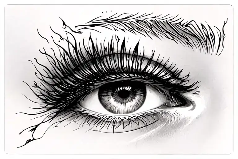 Above Eyebrow