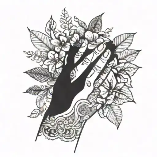Daphne And Hand Holding