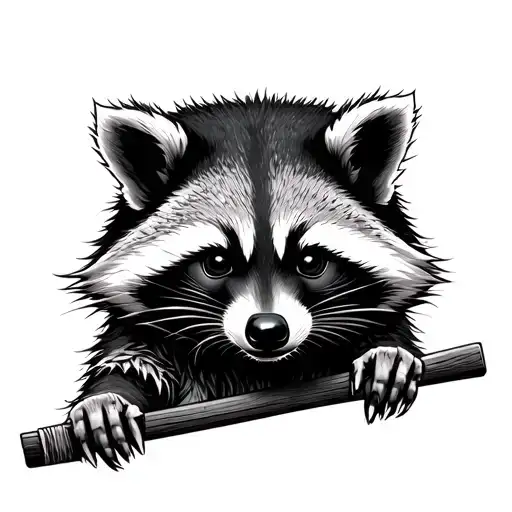 Raccoon Samurai