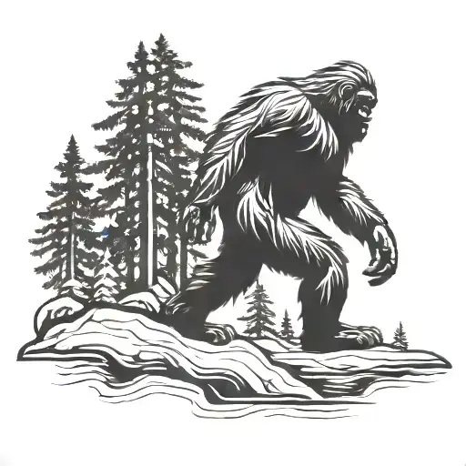 Bigfoot Sillouette