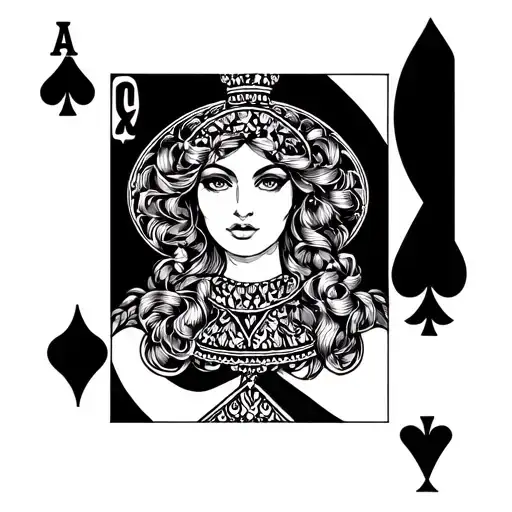 Queen Of Spades Symbol