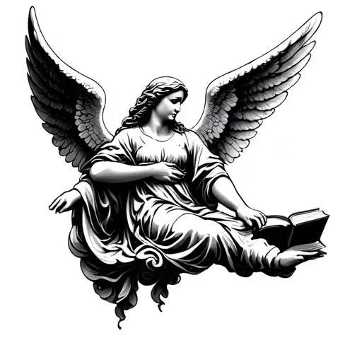 Angel With Bible Verse