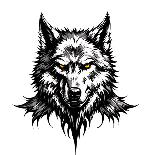 Viking Warrior With Wolf Head