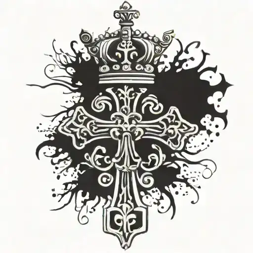 Cross With A Crown