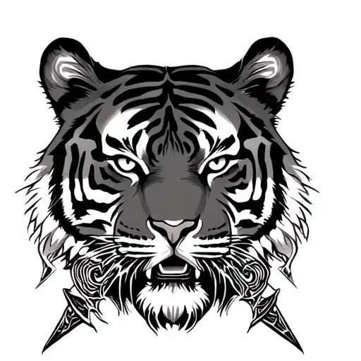 Daggers Tiger Surrounded